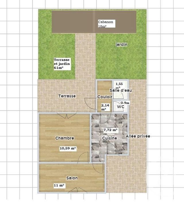 maison à vendre - 2 pièces - 34.77 m2 - MAISONS ALFORT - 94 - ILE-DE-FRANCE - Century 21 Lb Immobilier