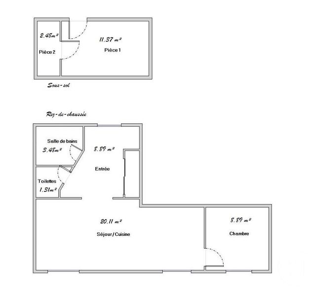 maison à vendre - 2 pièces - 42.71 m2 - MAISONS ALFORT - 94 - ILE-DE-FRANCE - Century 21 Lb Immobilier