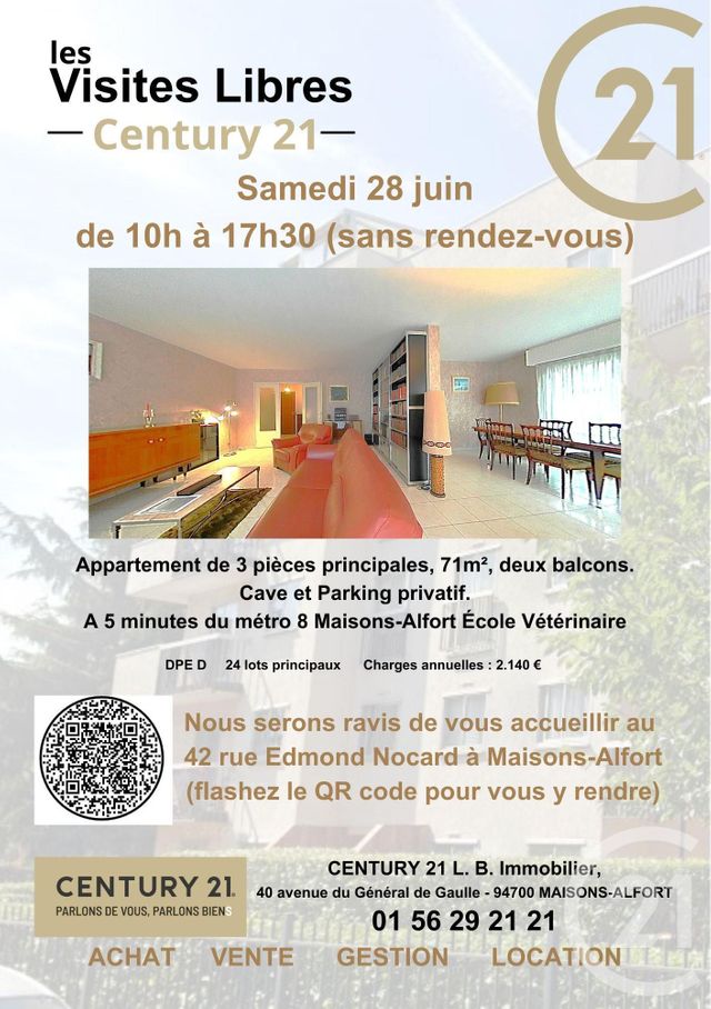 appartement - MAISONS ALFORT - 94