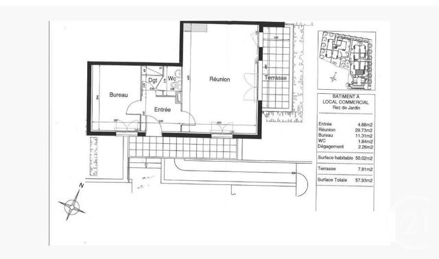 divers à vendre - 49.6 m2 - MAISONS ALFORT - 94 - ILE-DE-FRANCE - Century 21 Lb Immobilier